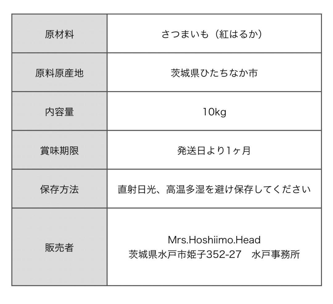 干し芋　ひたちなか産　紅はるか 切り落とし 10kg(梱包込み) No.19