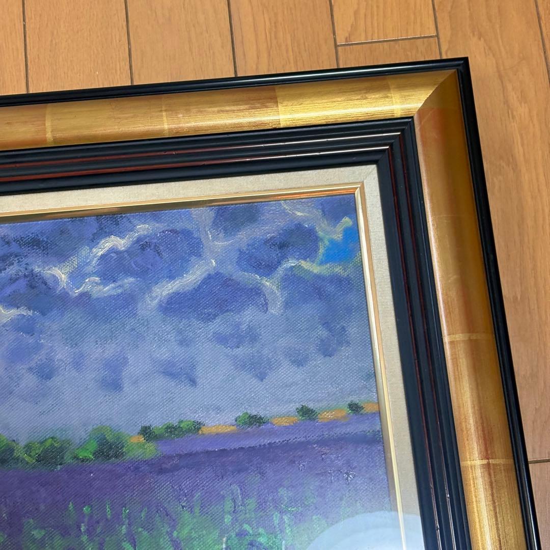 堀田高 油彩 油絵 風景画 アート 芸術 額装 油彩 油絵