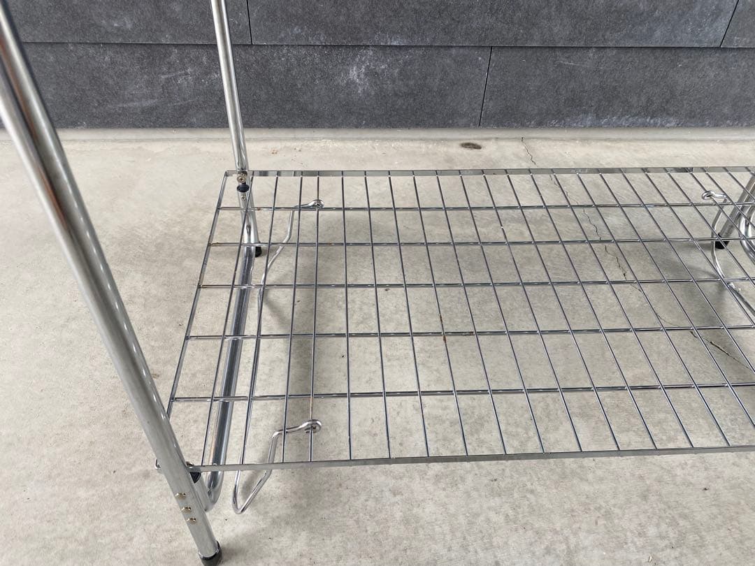 テントマークデザイン　ステンレス製折りたたみテーブル　キャンプテーブル