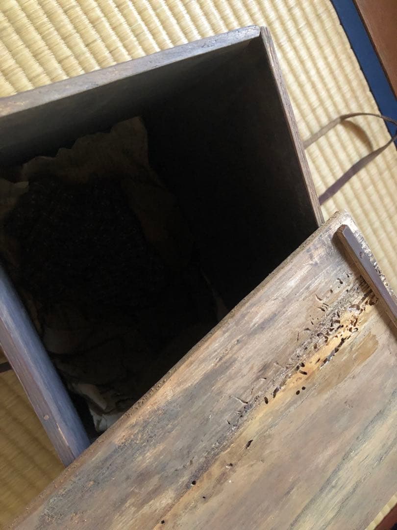 時代　唐銅　水指　木箱入