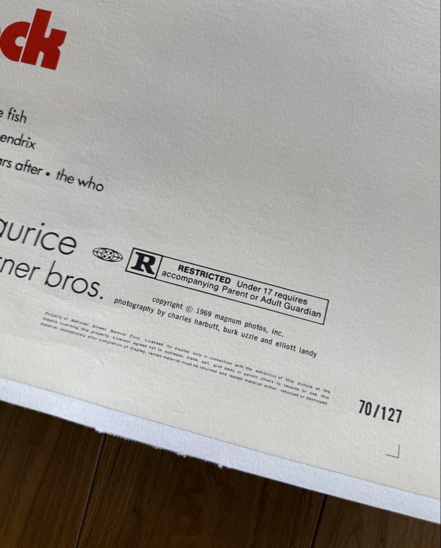 コレクション WOODSTOCK 1970s Vintage Movie Poster