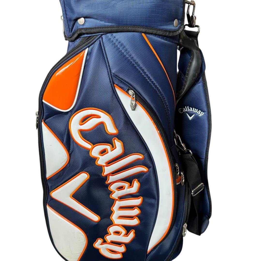 Callaway キャロウェイ キャディバッグ ネイビー×オレンジ