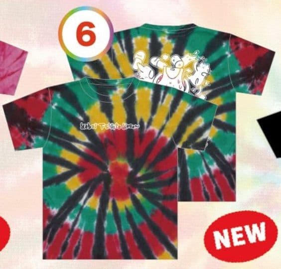 ヤバイTシャツ屋さん ラスタウェブ タイダイ Tシャツ XLサイズ