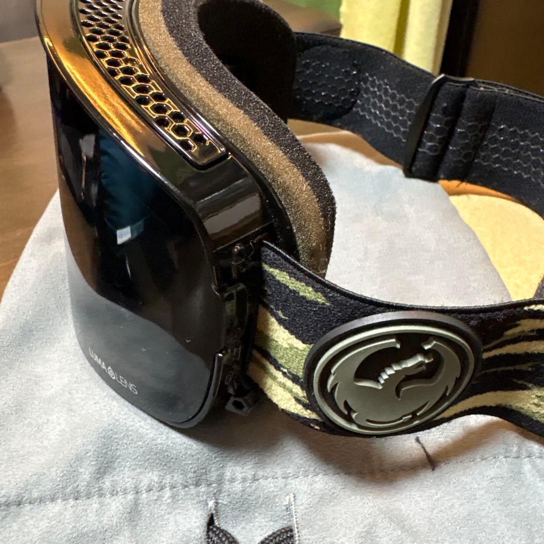 DRAGON LUMA ゴーグル ブラック迷彩　スモークレンズ