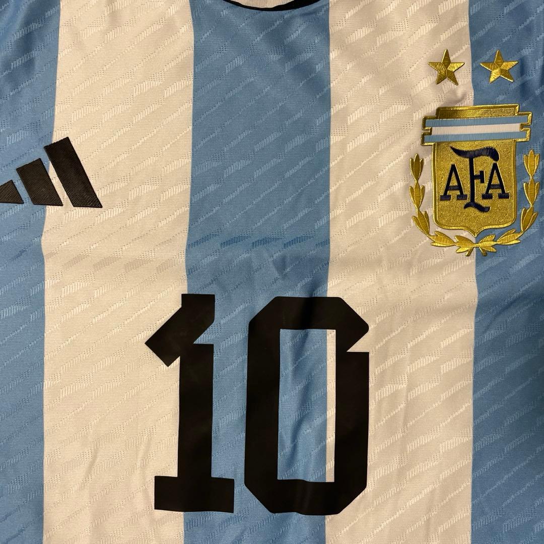 正規品　メッシ　2022カタールW杯　アルゼンチン　オーセンティックユニフォーム