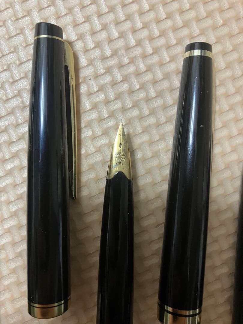 PILOT 18K 14K万年筆 3本セット➕替えインク9本付き