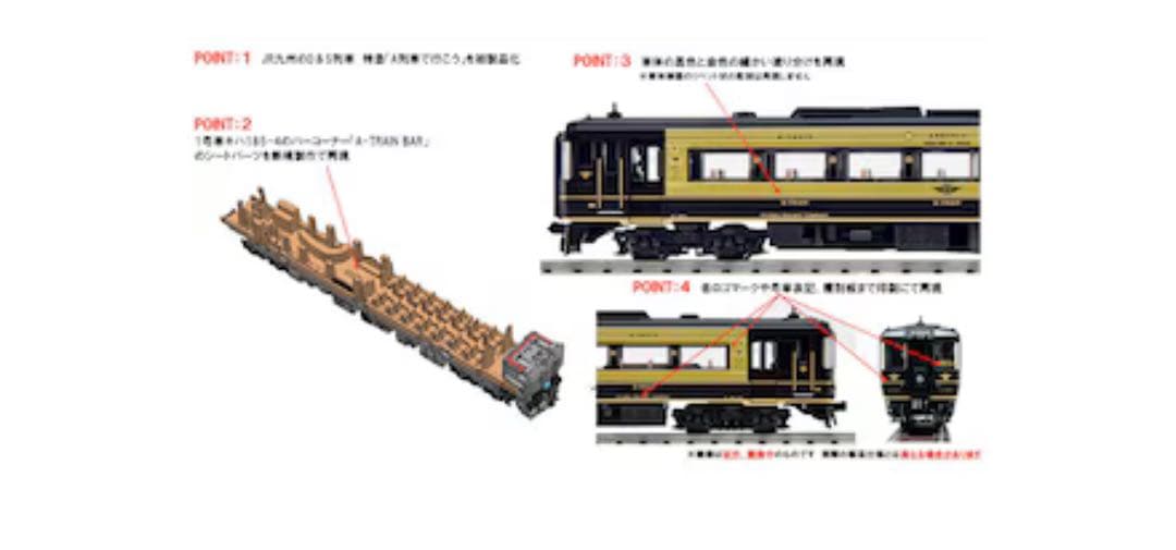 JR 九州キハ185系特急ディーゼルカー（A列車で行こう） 2両セット
