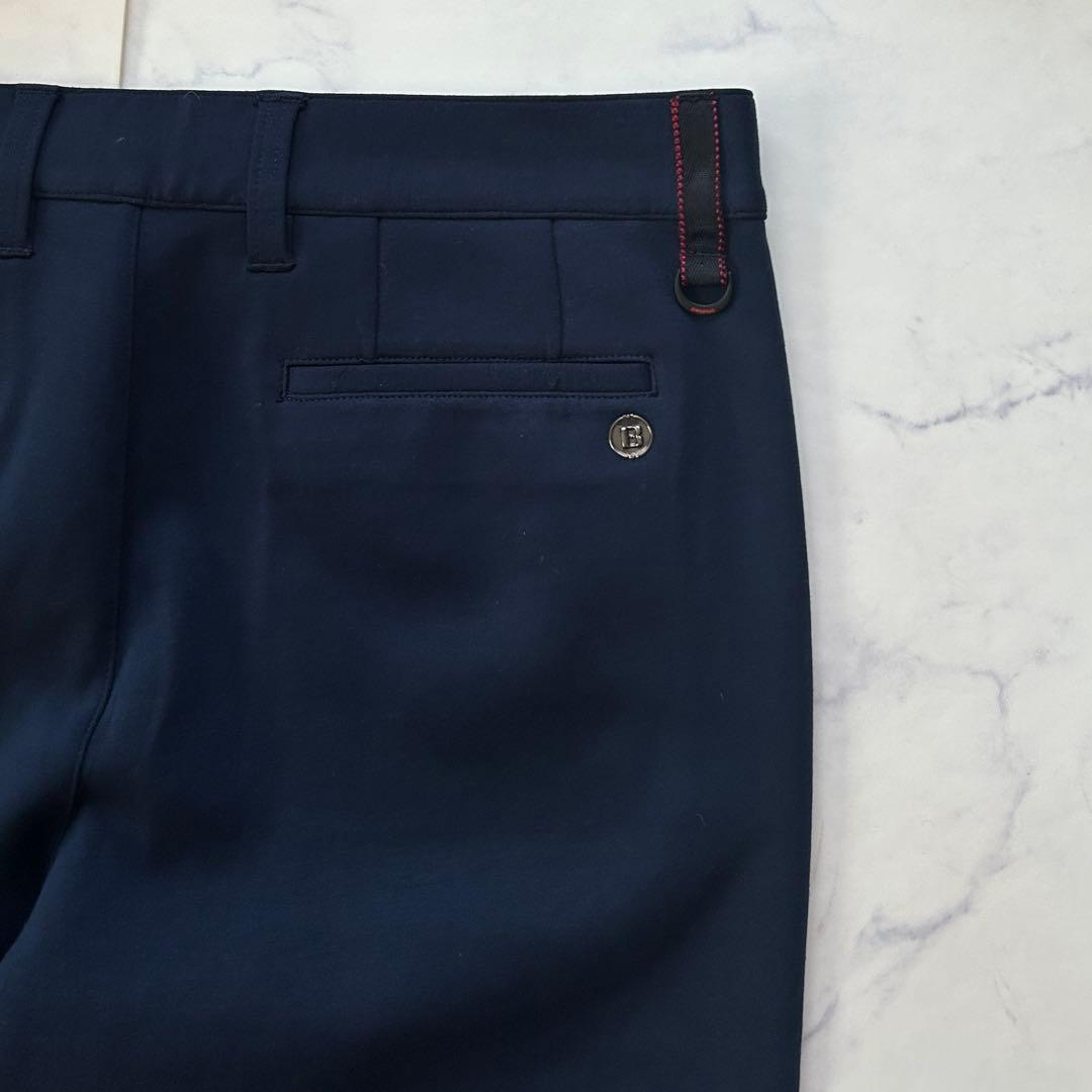 ブリーフィング ジョガーパンツ 2023年モデル 3Dロゴ エンボス ネイビー