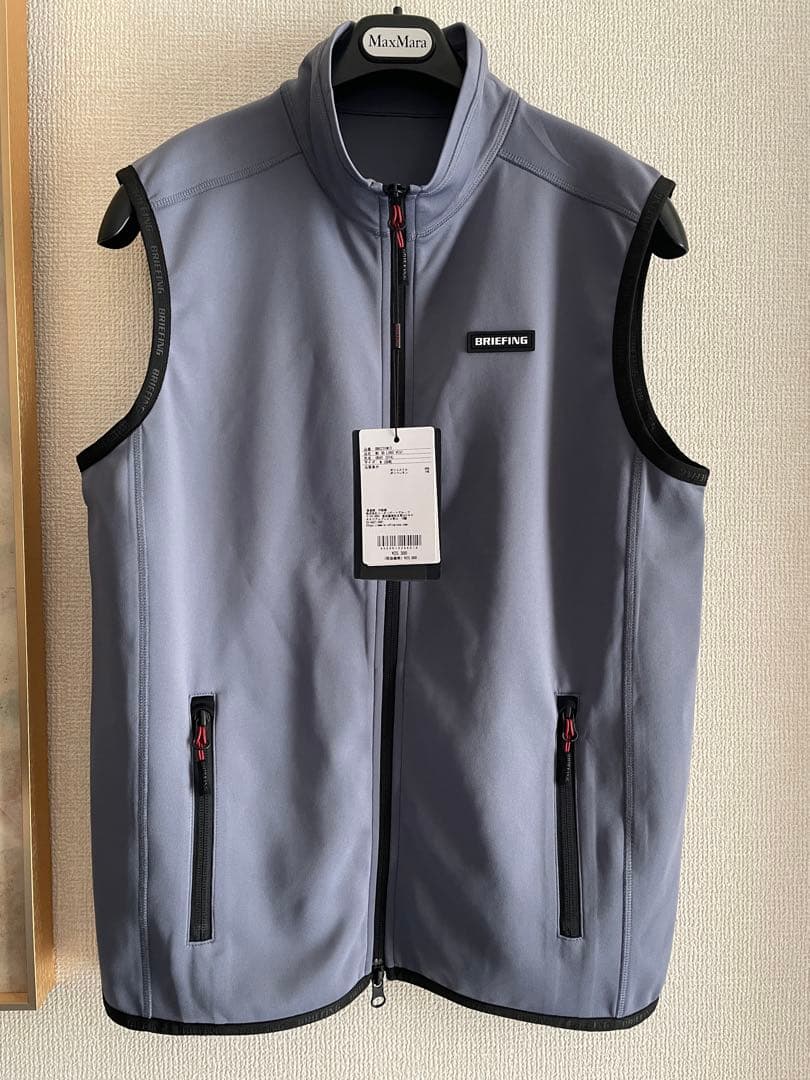 BRIEFING MS 3D LOGO VEST グレー M 新品