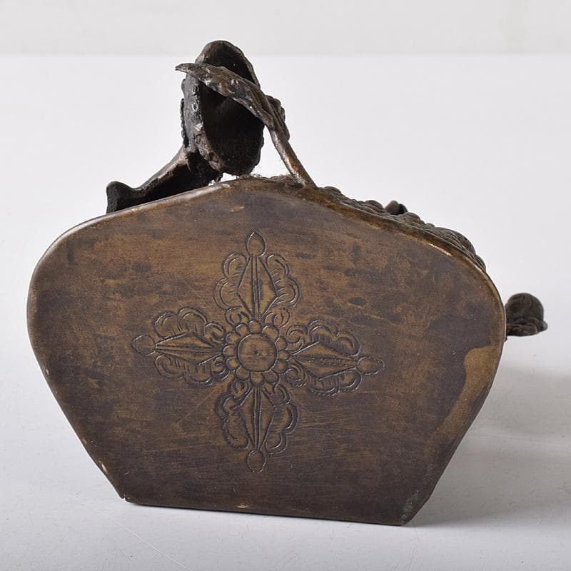 仏教美術　古銅　チベット仏　仏像　置物　M　R8376