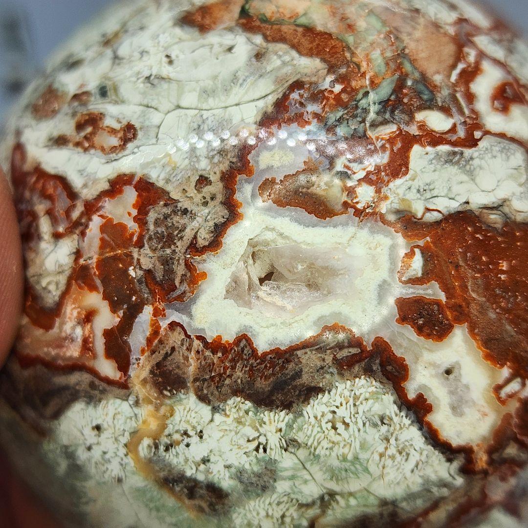 一点物天然石ペアセット クレイジーレースアゲート&マネーアゲート