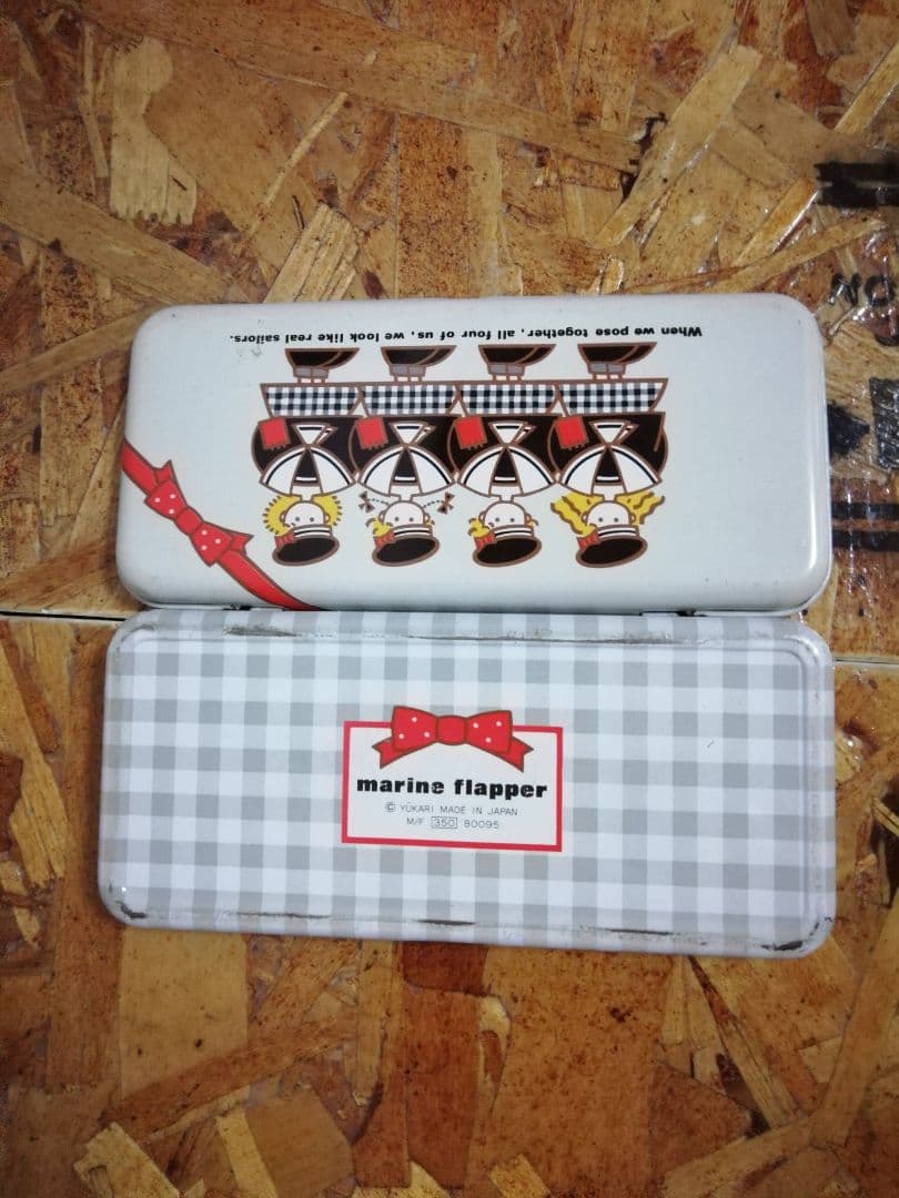 昭和レトロ　marine flapper マリンフラッパー　缶ペンケース　レア