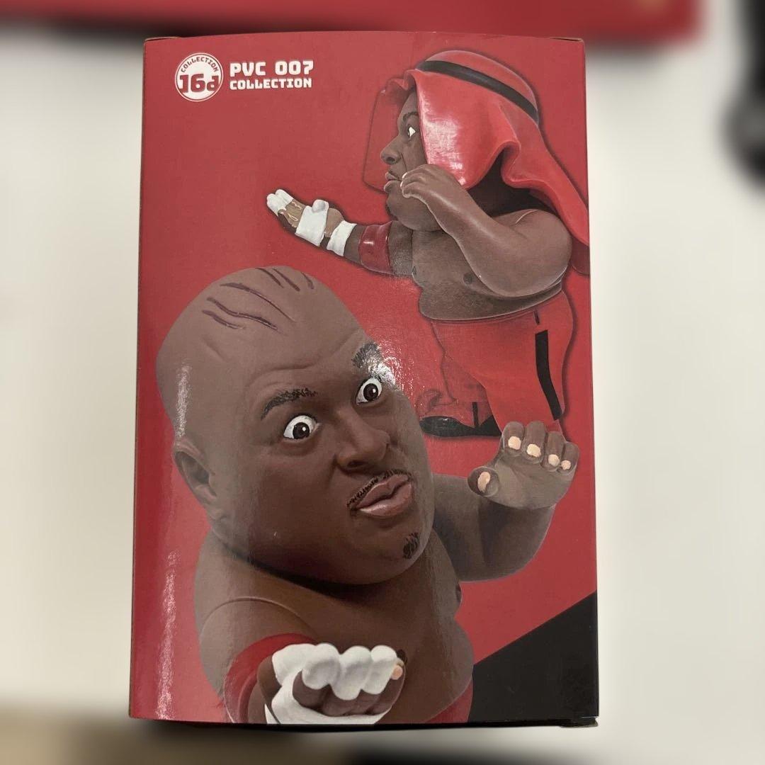 16dソフビコレクション ジュウロクホウイ　アブドーラ・ザ・ブッチャー 赤HAO