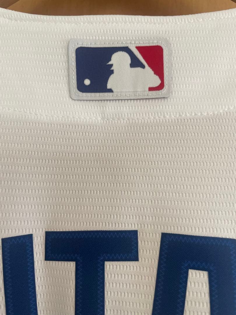 ★現地購入ペナント付き！ドジャース大谷翔平選手公式ユニフォーム Lサイズ