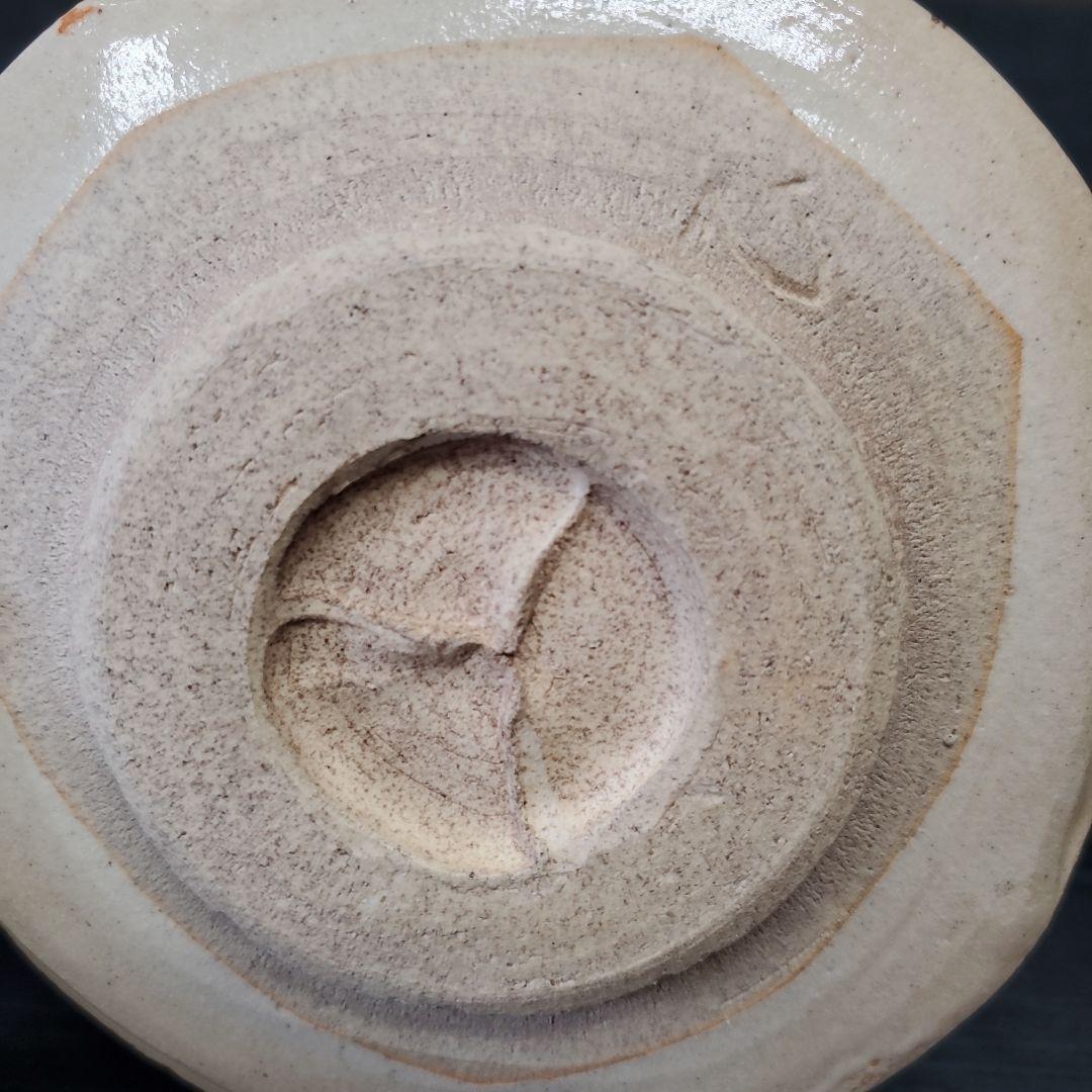 茶道具 織部茶碗『秀泉陶苑　沢田秀一 作』　共箱 共布 抹茶碗 144