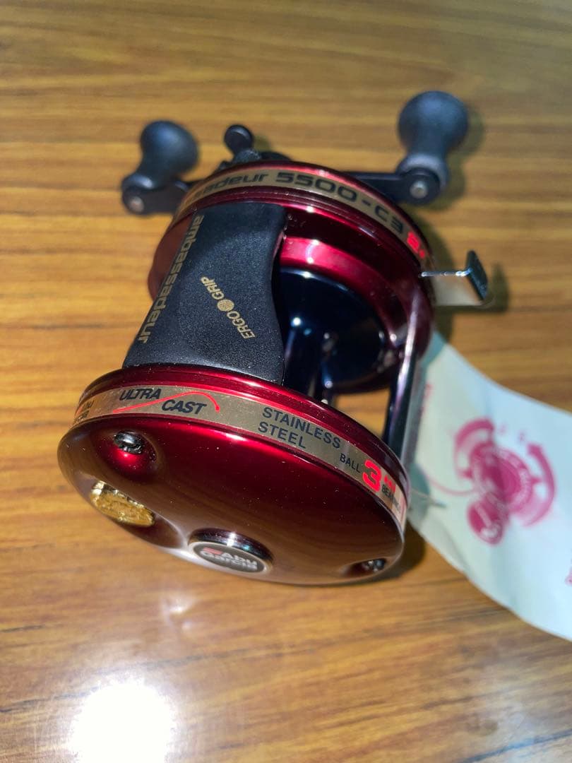 超レアAbu Garcia アンバサダー5500-C3 2 SPEED未使用！！