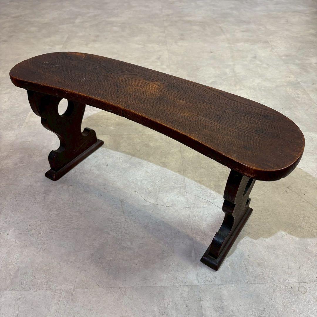 江戸　天然木 脇息 時代 木製 肘置 肘掛 将棋 囲碁 料亭 和家具 旧家蔵出