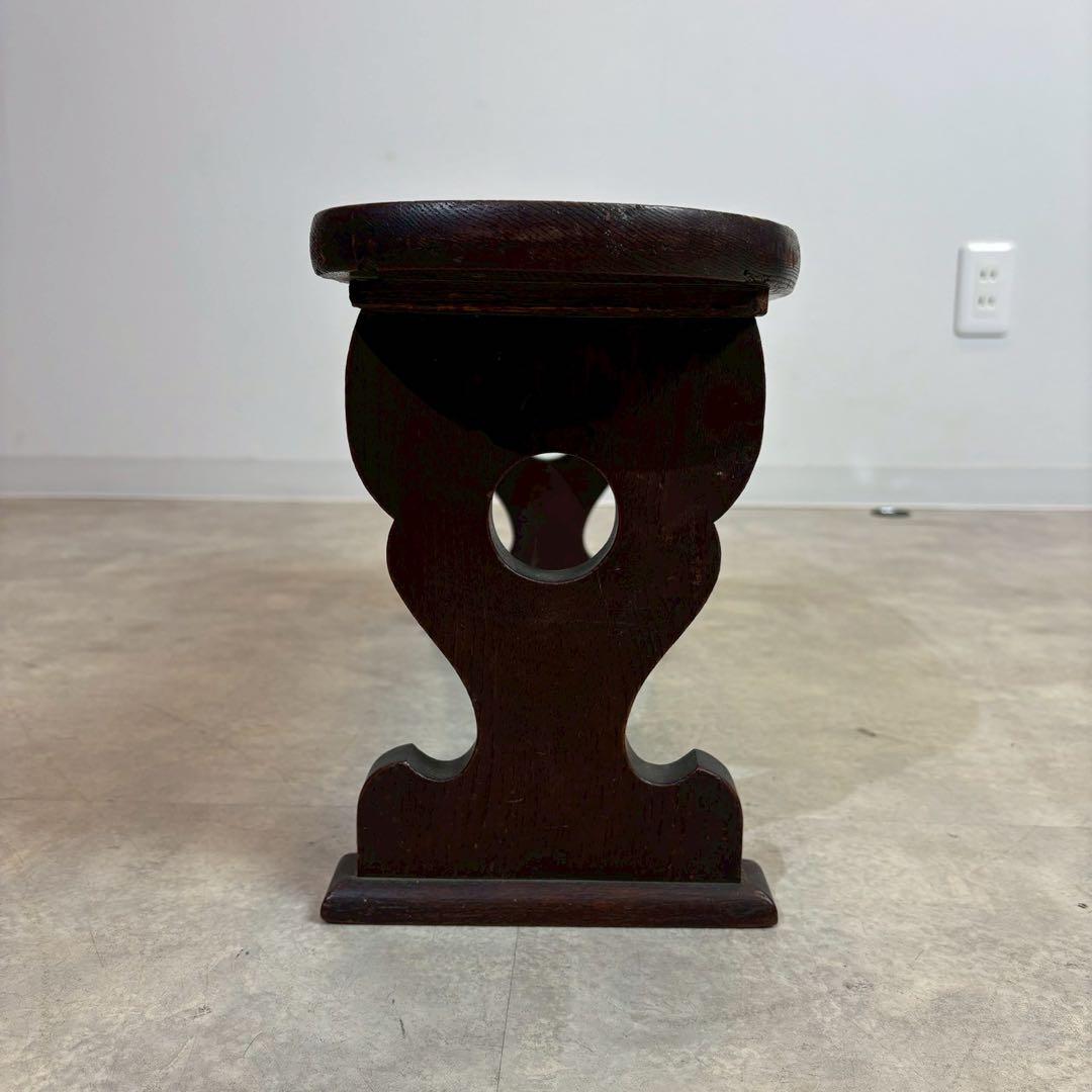 江戸　天然木 脇息 時代 木製 肘置 肘掛 将棋 囲碁 料亭 和家具 旧家蔵出