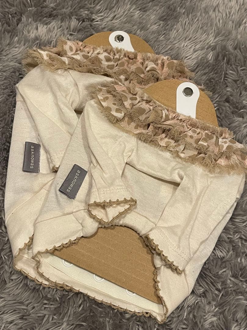 As know as de wan チュール襟シャツ2枚セット