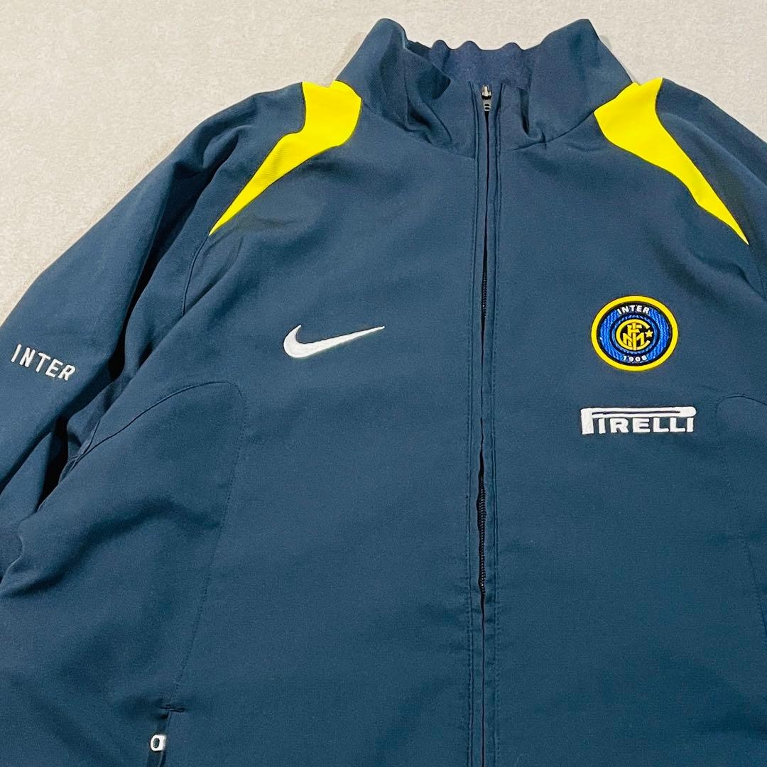 【00s!超美品】NIKEインテル・ミラノ　トラックジャケット　紺/Mサイズ