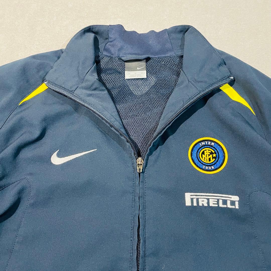 【00s!超美品】NIKEインテル・ミラノ　トラックジャケット　紺/Mサイズ