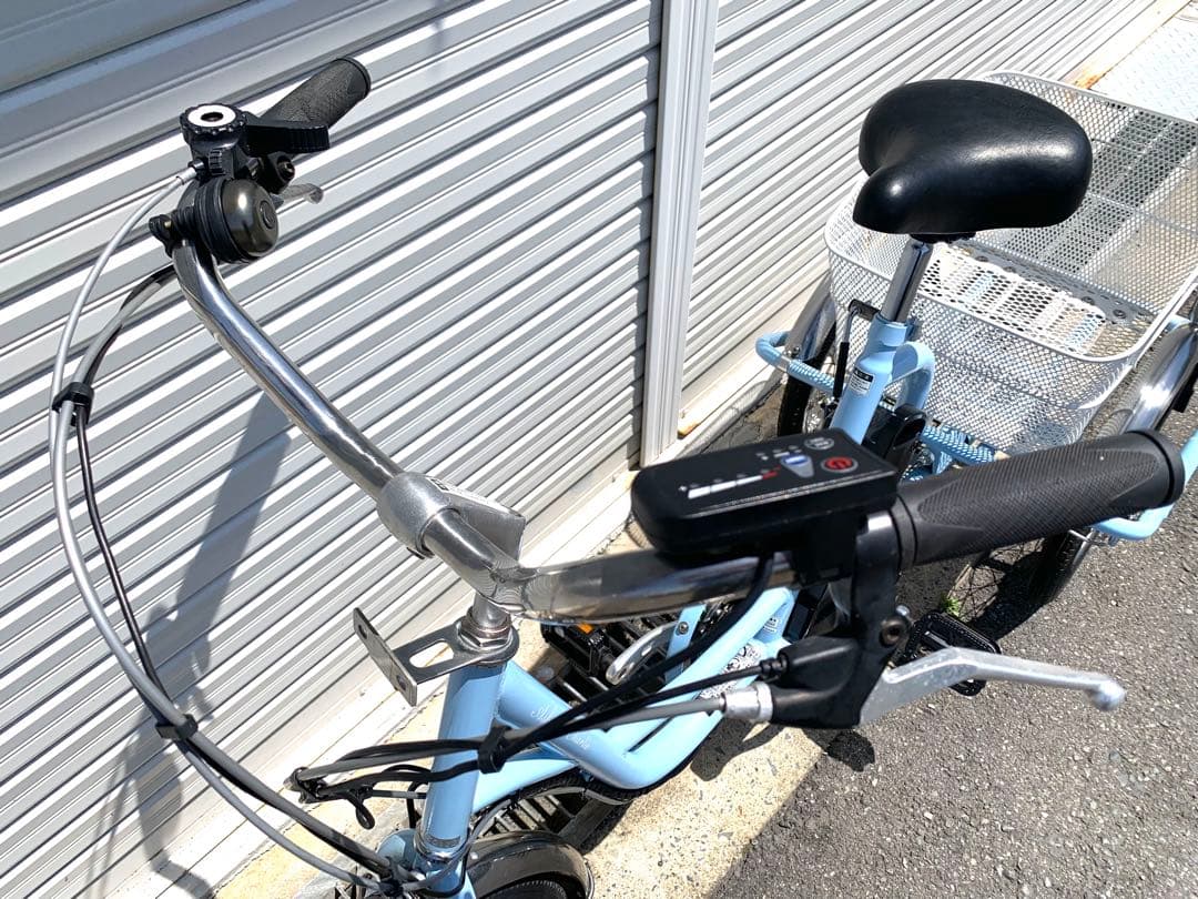 送料無料 電動アシスト三輪自転車 24V10Ah 20-16インチ 動作確認済