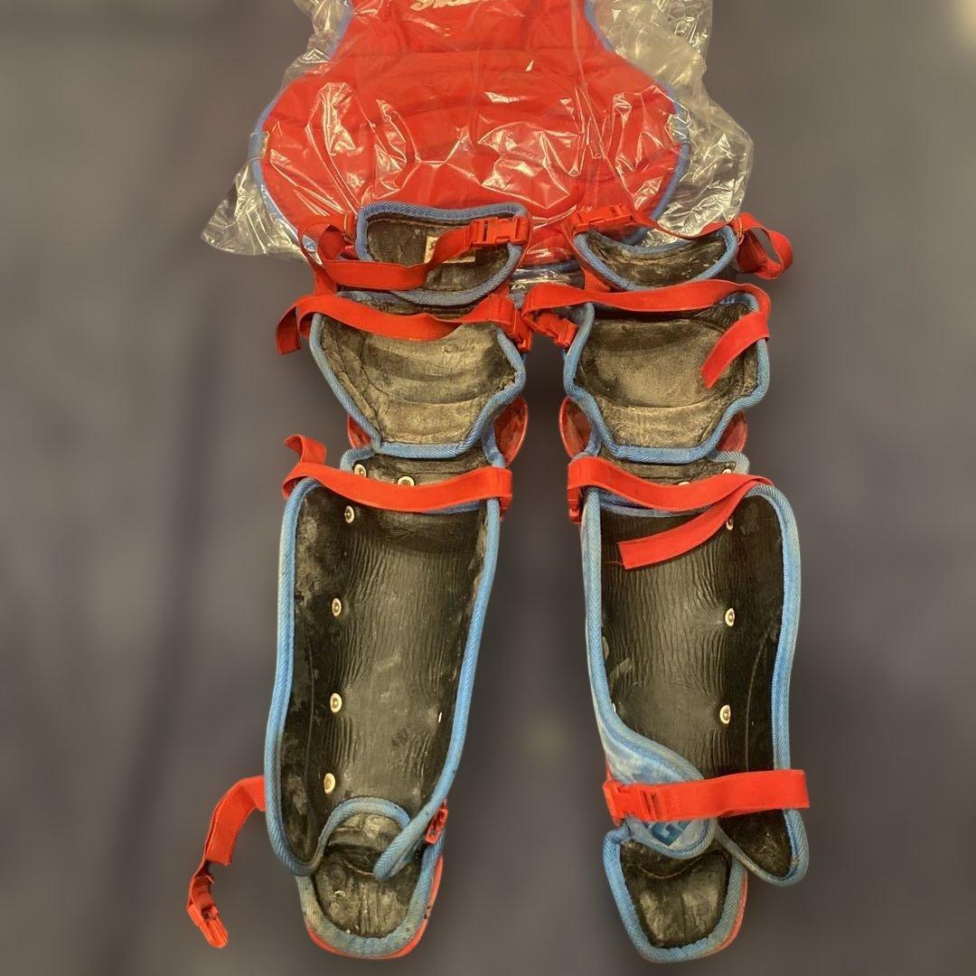 古田敦也　東京ヤクルトスワローズ　マスク　プロテクター　実使用　古田　ヤクルト