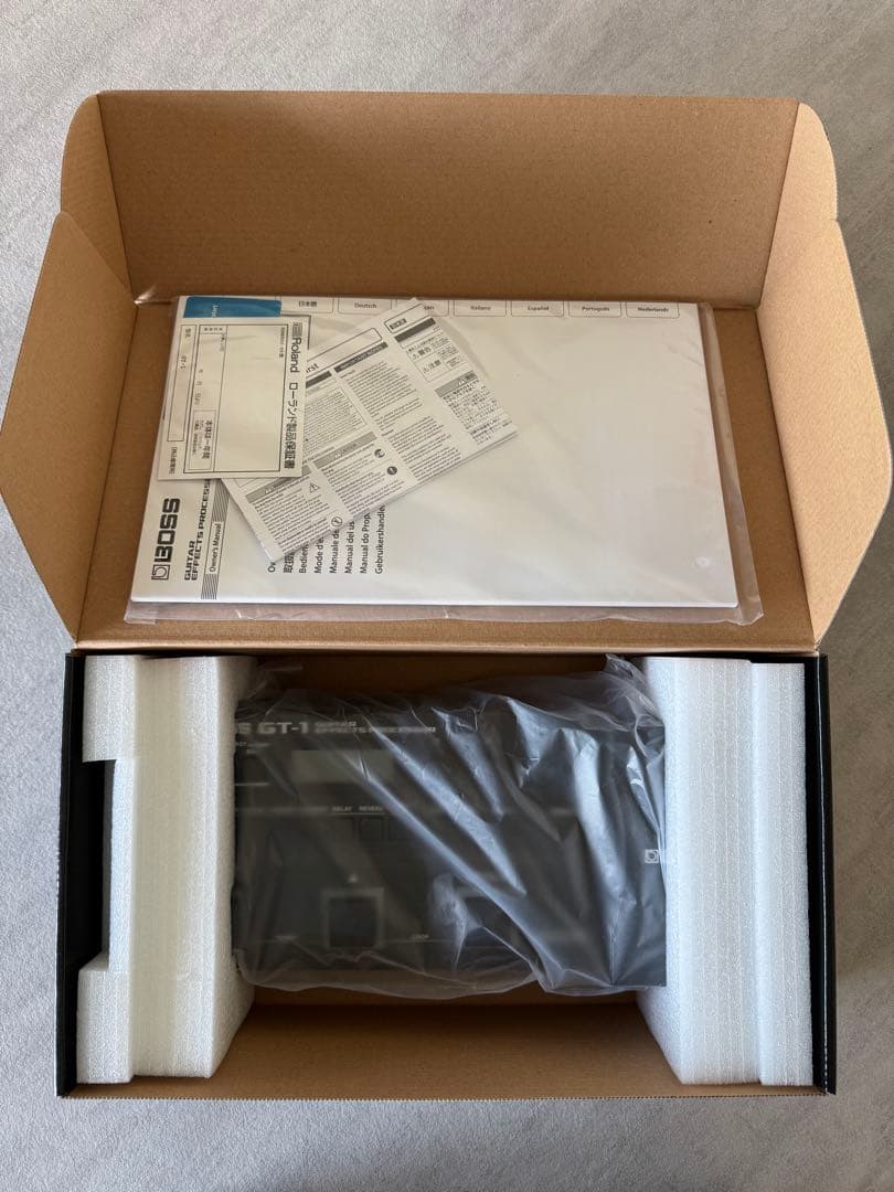 BOSS GT-1 ギターエフェクター + 純正アダプタセット