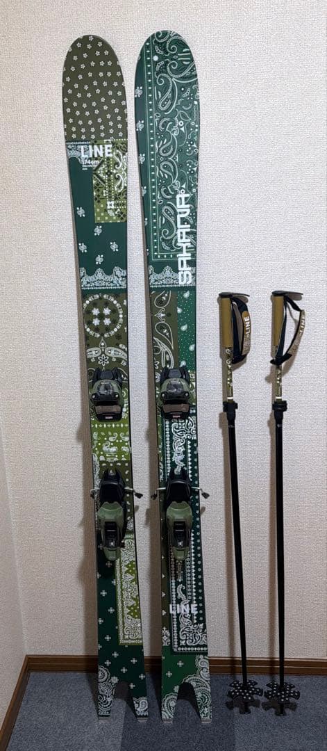 LINE SAKANA 174cm 程度良好　2024-2025 ポールおまけ付