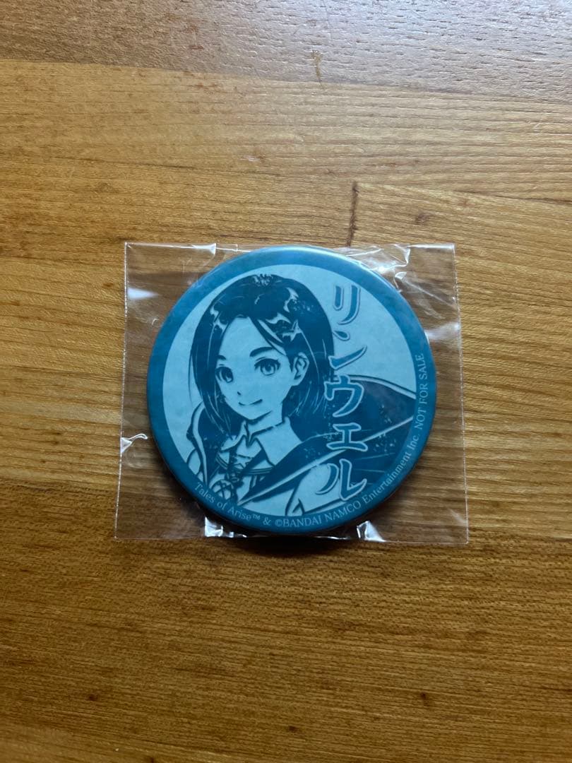 テイルズオブアライズ　特典　痛印缶バッジ　リンウエル