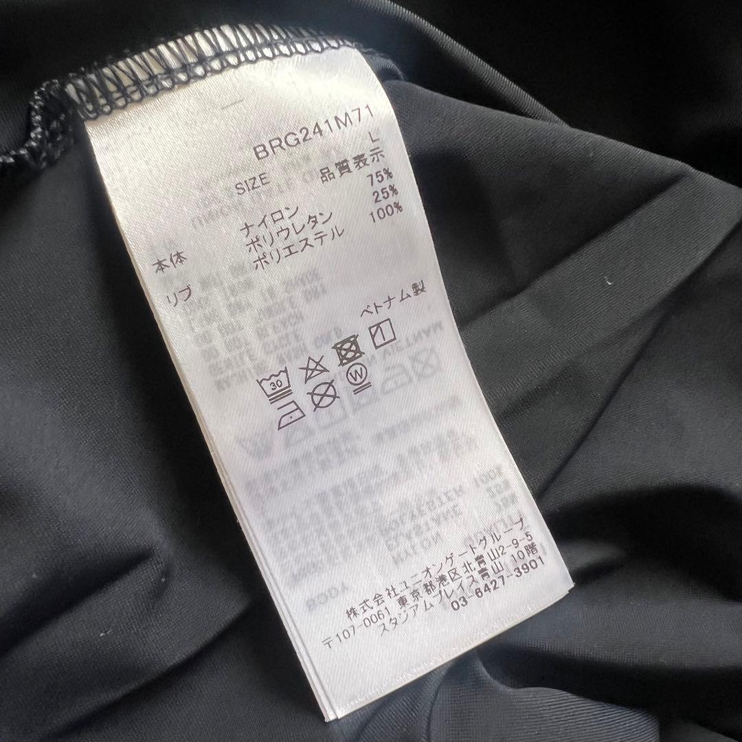 【新品】BRIEFING ブリーフィング　モックネック　ゴルフ　半袖シャツ　L