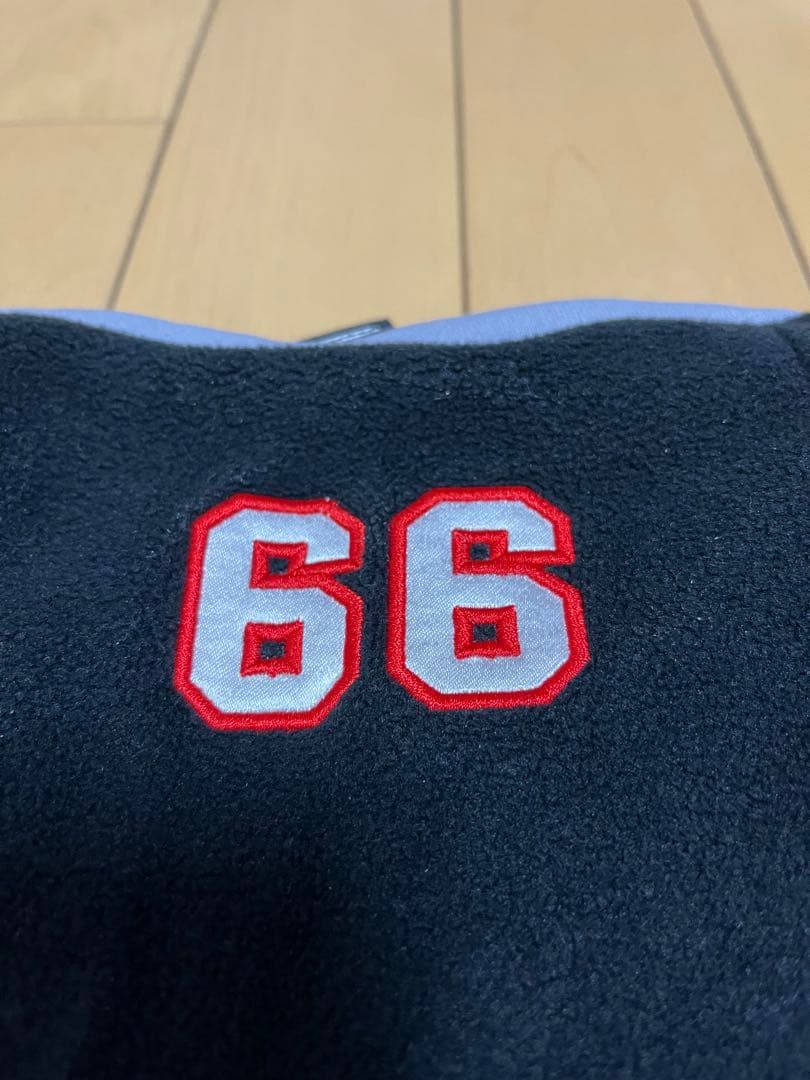 千葉ロッテマリーンズ岡田幸文デサント支給品半袖フリース実使用ユニフォーム