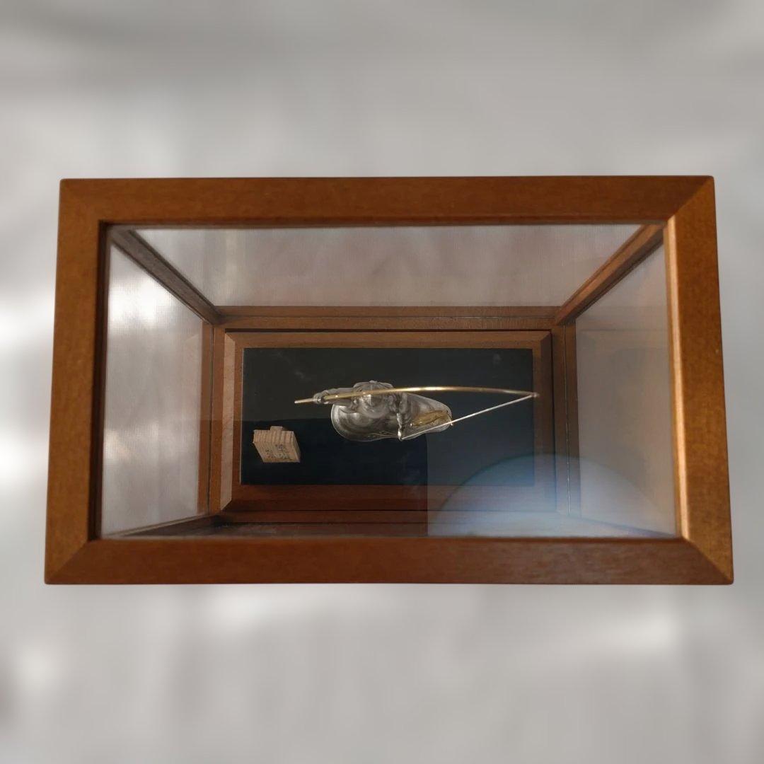 カ*ツ様 武比古作　純銀　恵比須　置物　インテリア　縁起物　刻印有り　箱付き