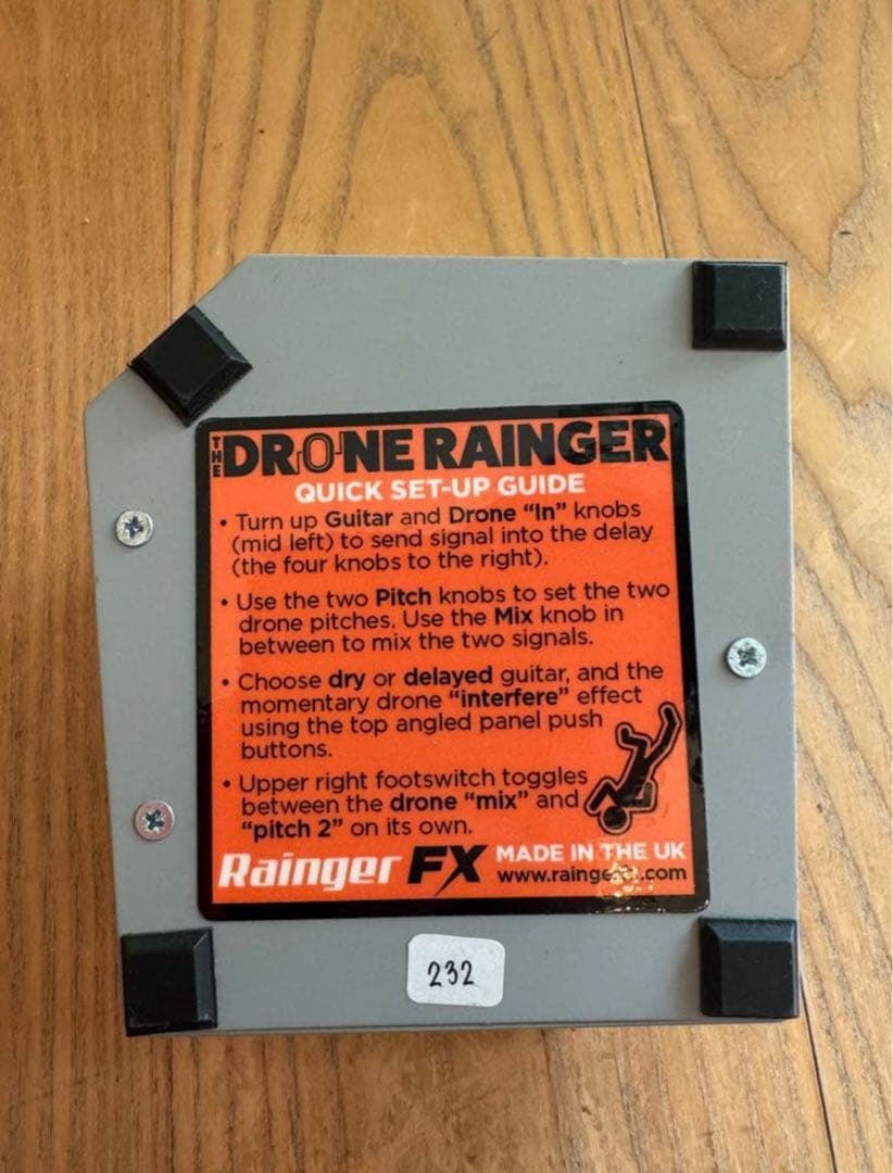 【美品】Rainger FX Drone Rainger ギターエフェクター