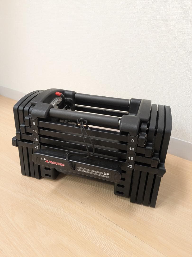 新古品 TOP FILM 可変式ダンベル ブロック 単品 23kg T-021