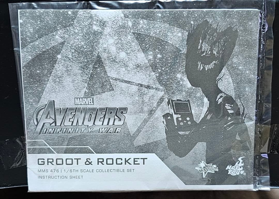 アベンジャーズ インフィニティウォー 1/6 グルート＆ロケット ホットトイズ