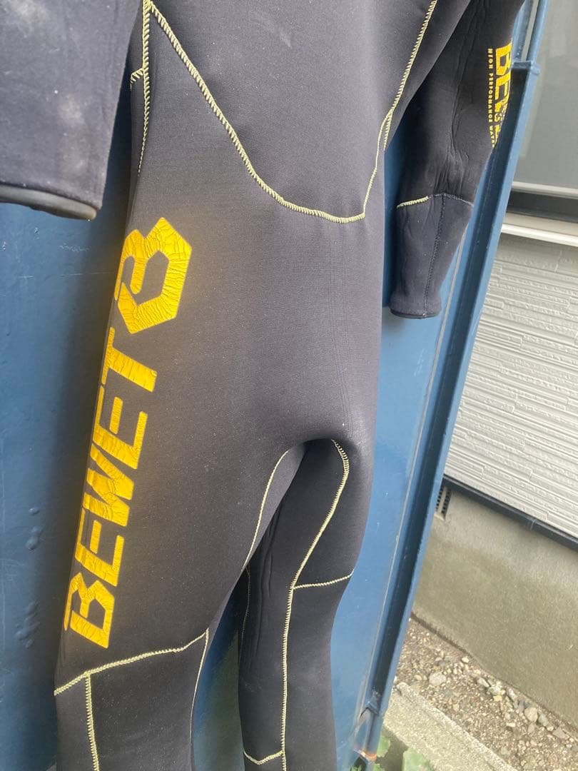 BEWET ウェットスーツ 長袖・長ズボン 黒