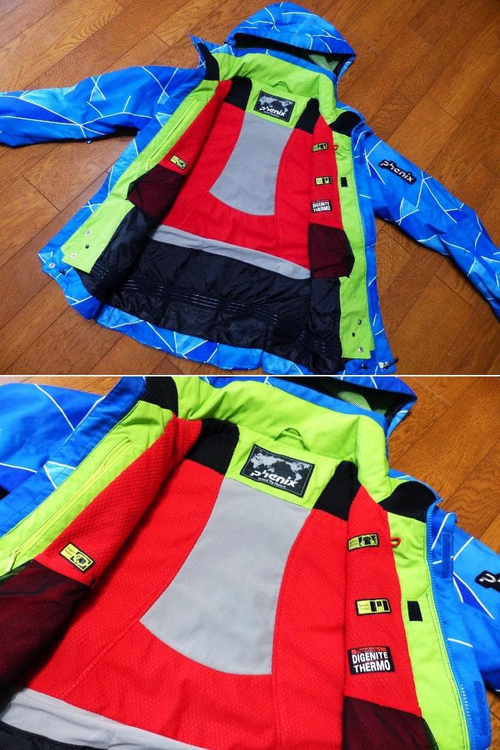 送料込 美品★Phenix スキーウエア ジャケット パンツ 上下 セット M