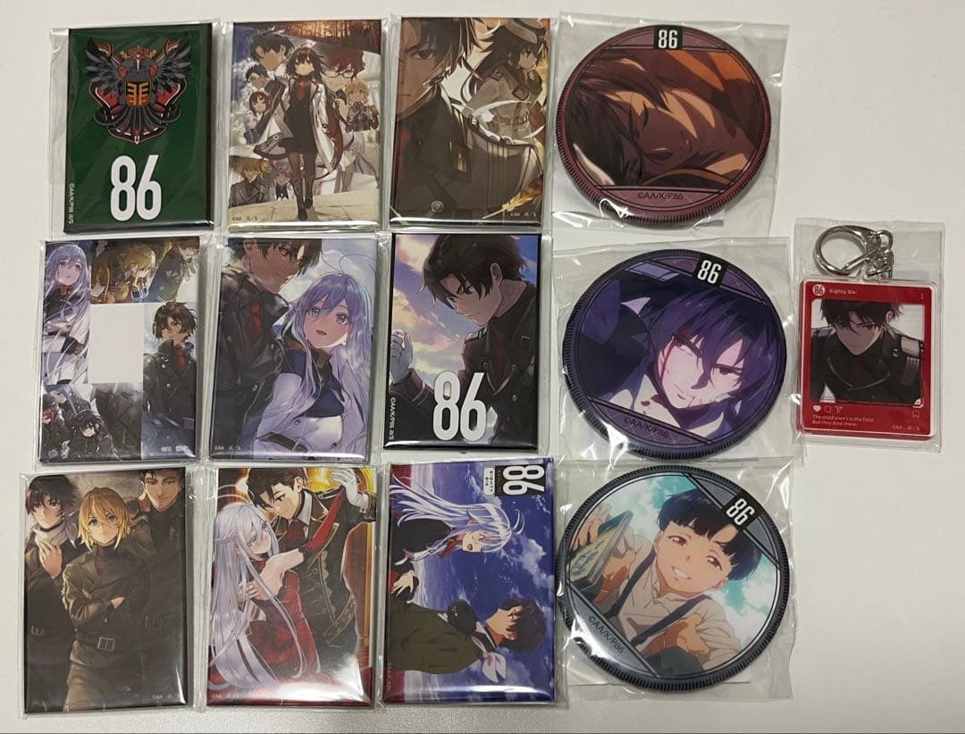 86-エイティシックス- 缶バッジ キーホルダー セット