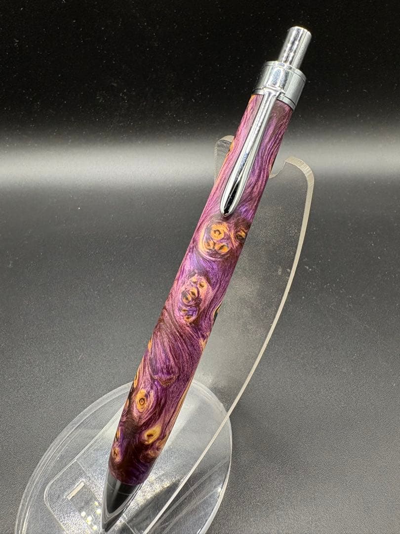 559スタビライズドウッドバーチバール　木軸シャーペン　ボールペン