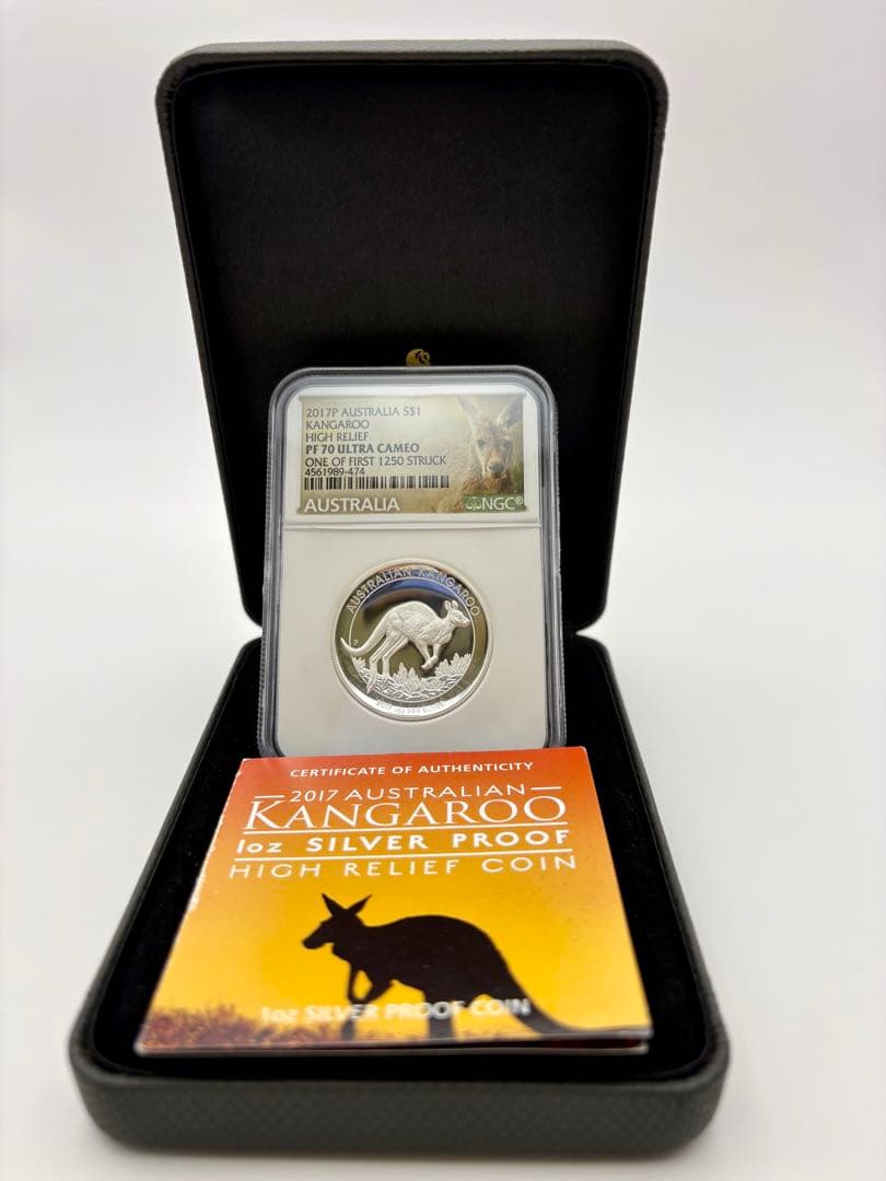 2017 オーストラリア カンガルー 1ドル 銀貨 NGC PF70 UC