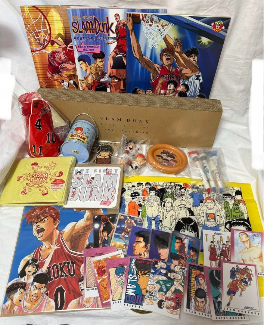 匿名配送/希少 SLAM DUNK スラムダンク グッズ33点セット 当時物