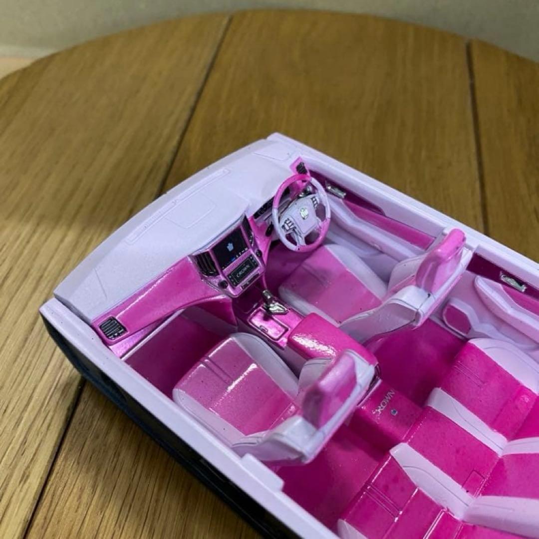 プラモデル完成品 アオシマ 1/24 214クラウンアスリート後期