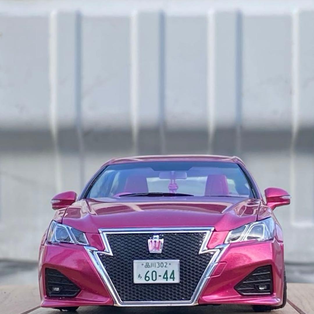 プラモデル完成品 アオシマ 1/24 214クラウンアスリート後期