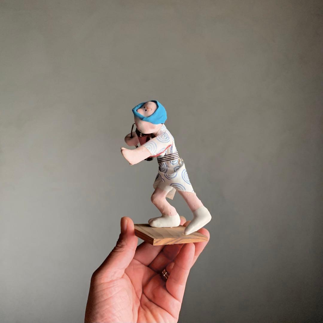 博多人形 昭和30年代 郷土人形 津屋崎人形 古道具 アンティーク 民芸