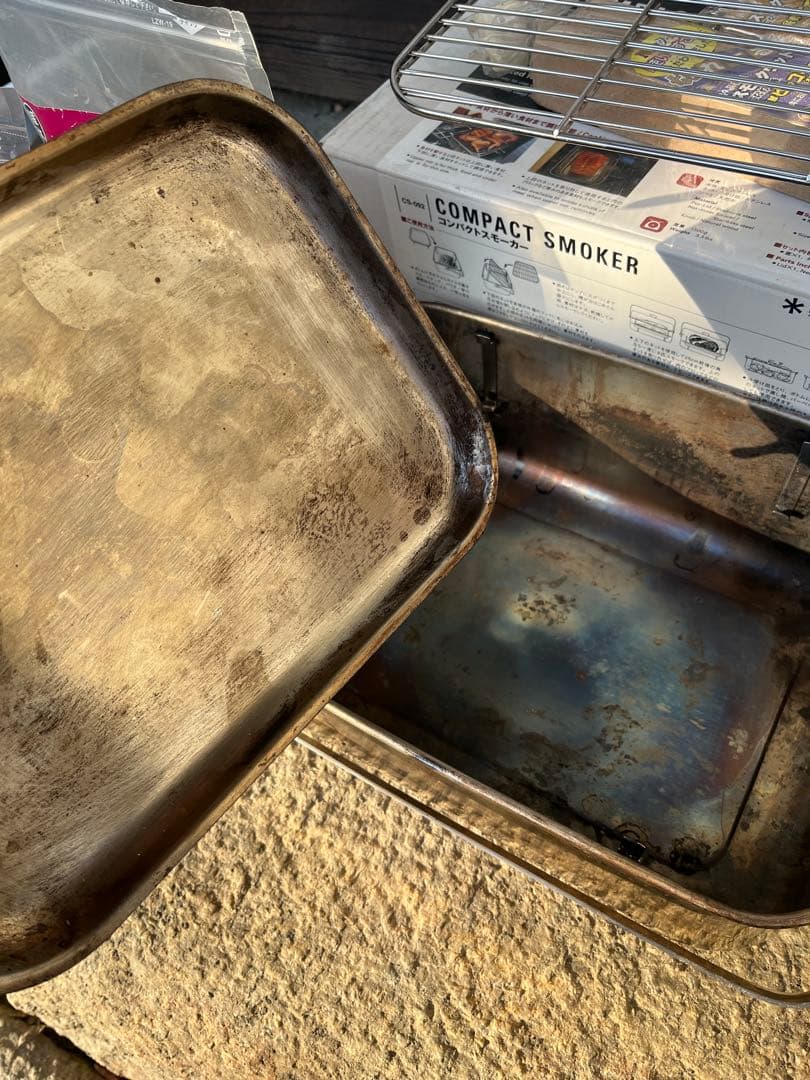 スノーピーク コンパクトスモーカー CS-092 燻製の本3冊付き