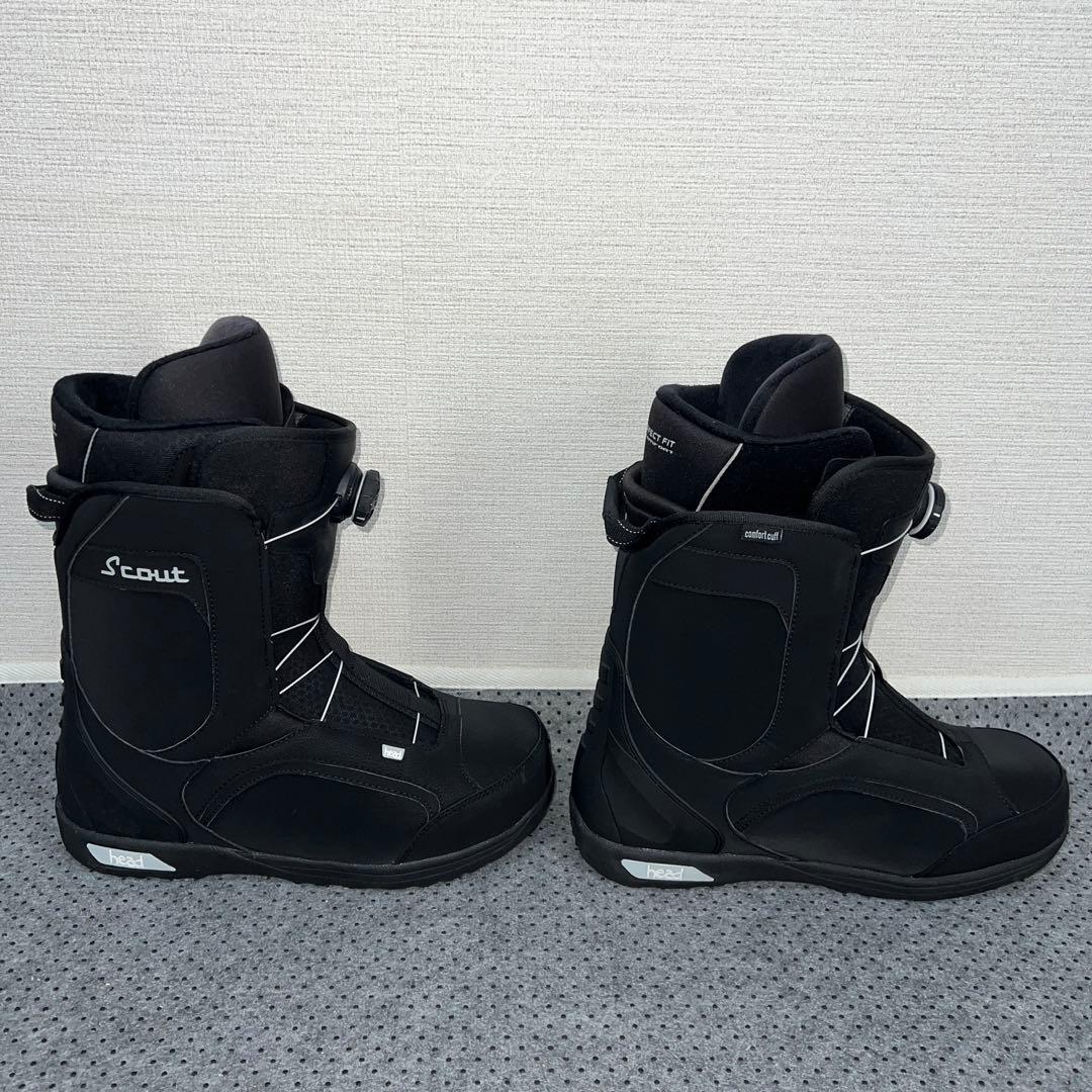 1回使用 人気サイズ29.5cm HEAD SCOUT BOA スノボブーツ