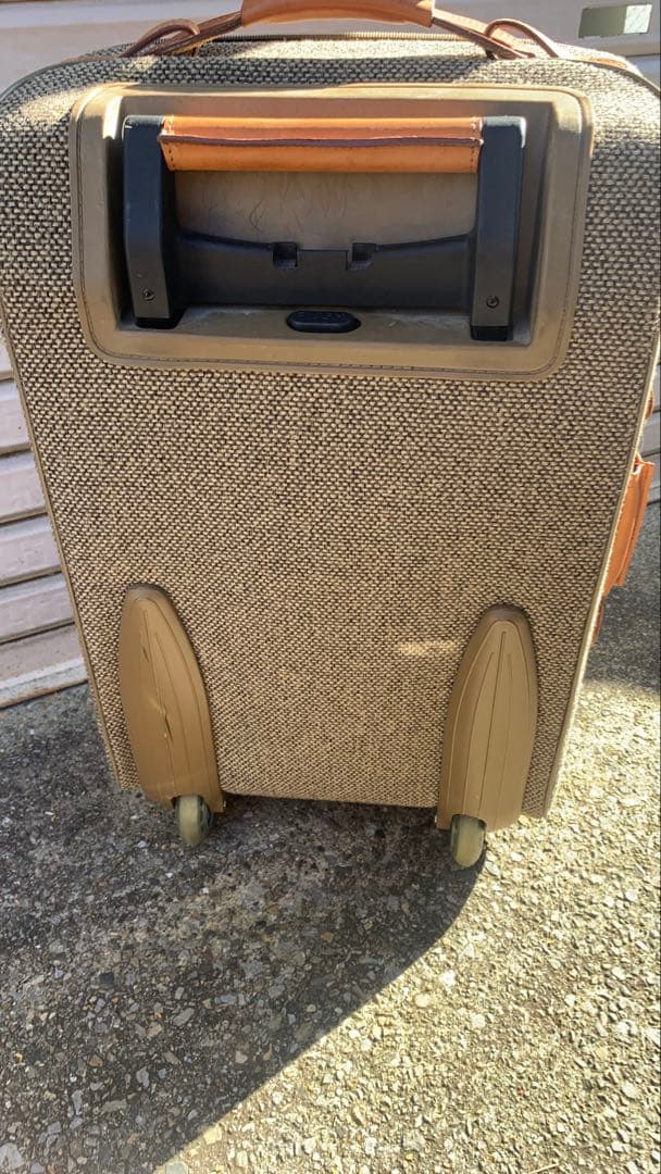 hartmann ツイード/レザー　キャリーケース