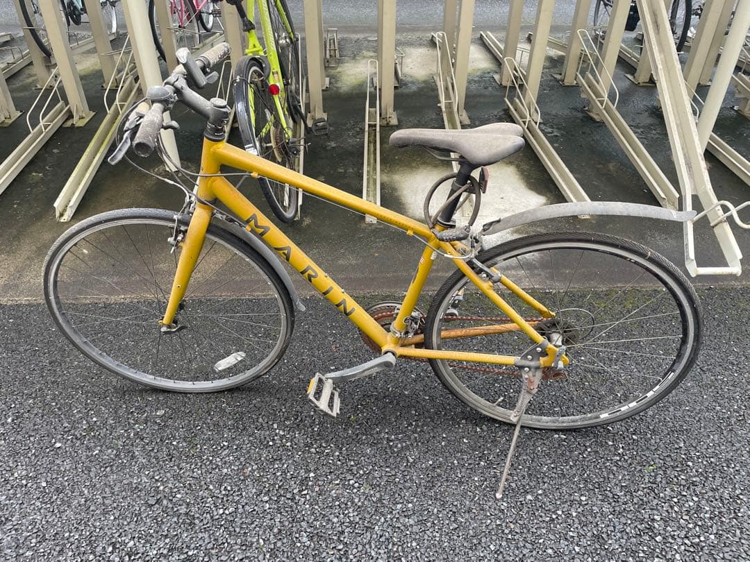 MARIN クロスバイク イエロー 宮城県直接引取り限定