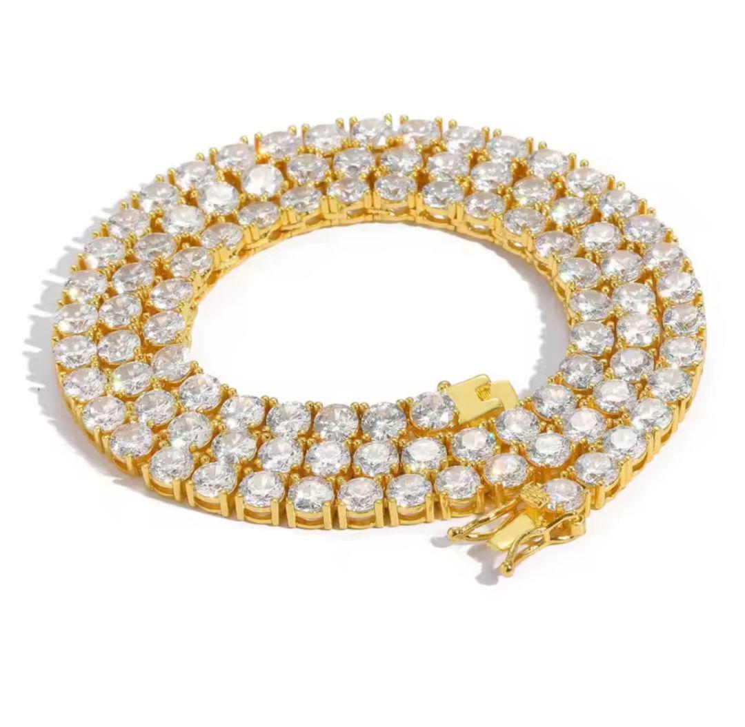 芸能人愛用 シルバー テニスネックレス CZ装飾　ランキング上位